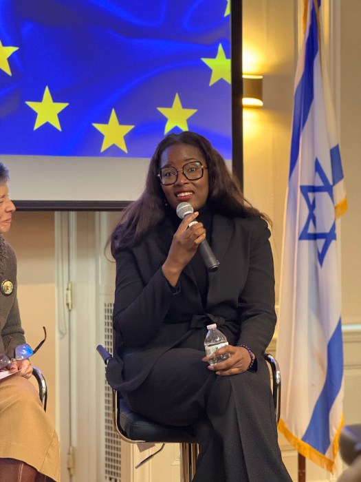 Assita Kanko, a member of the European Parliament, said that being able to think and speak freely is vital to fighting for rights.