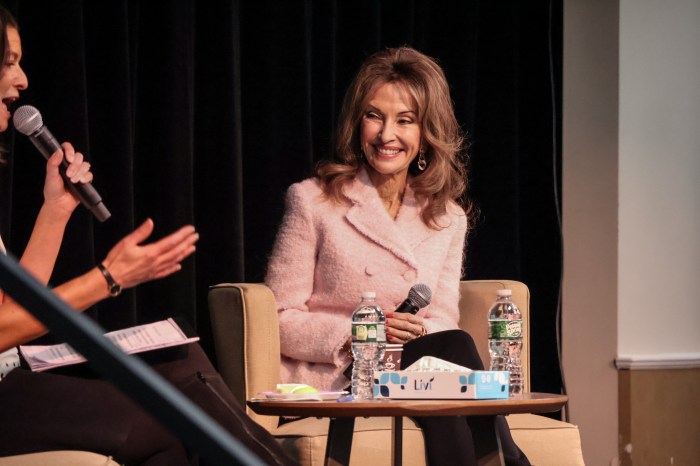 Emmy Award–winning actress Susan Lucci sat down at the Sid Jacobson JCC to talk to the community about her new book, "La Lucci."