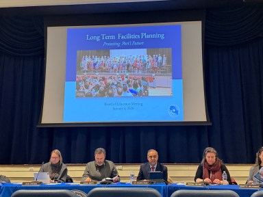 The Port Washington Board of Education discussed long term planning for their 2026 budget.