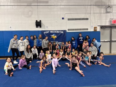 Paul D. Schreiber High School varsity gymnastics team is hosting a clinic to teach young girls gymnastics.