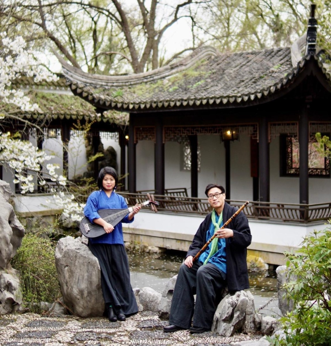 Zhou Yi and Yimin Miao (left to right)