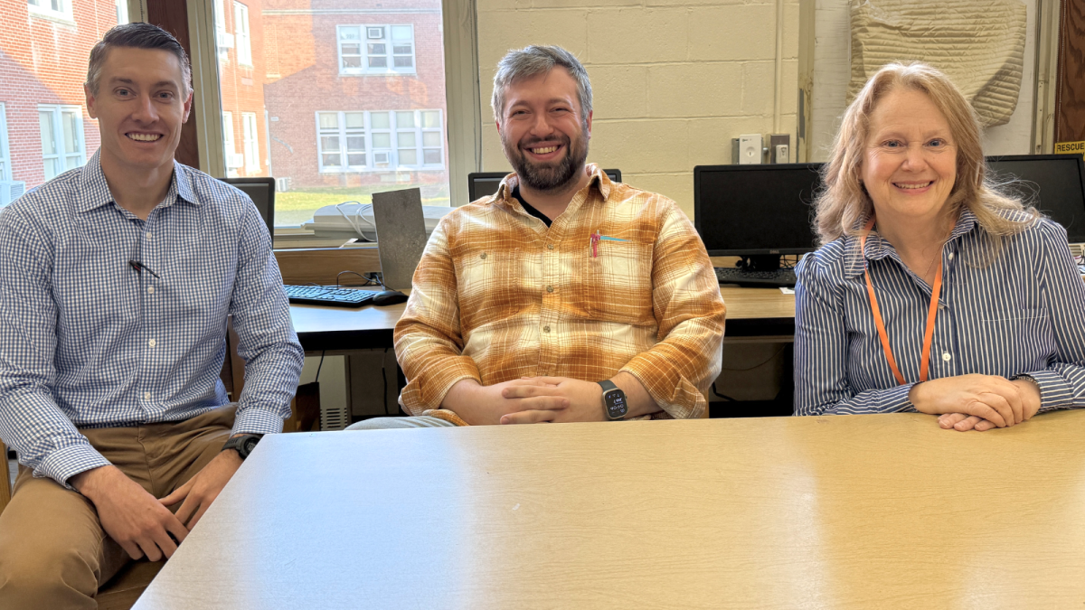 Derek Jones, Robert Krakehl, and Laura Petras (L to R)