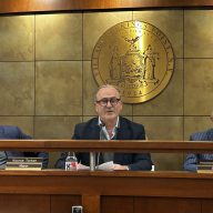 Trustee Ira Nesenoff, Mayor Kouros Torkan, and Deputy Mayor Hooshang Nematzadeh (L. to R.)