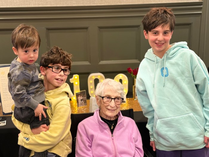 Irma Rosenson was surrounded by her family, who traveled from all over the country, for her birthday celebration.