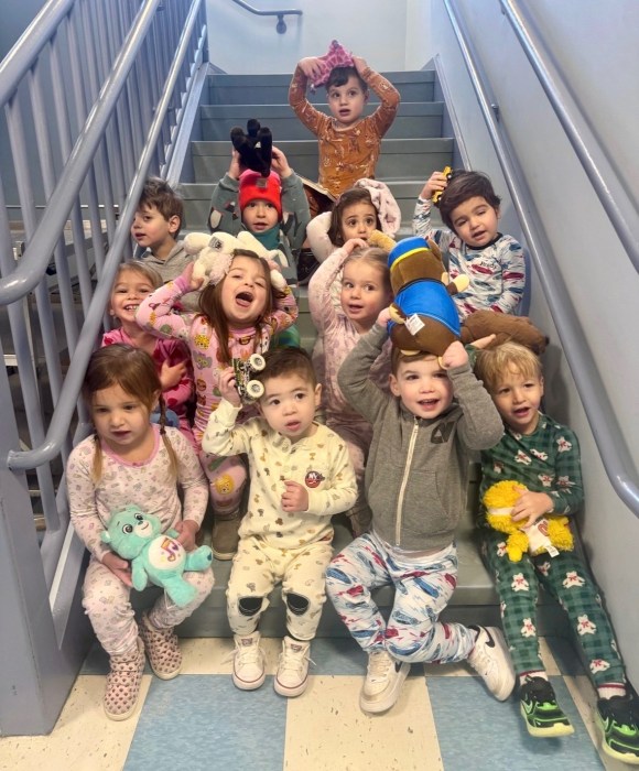 The Community Synagogue L’dor V’dor Early Childhood Center students on Hibernation Day.