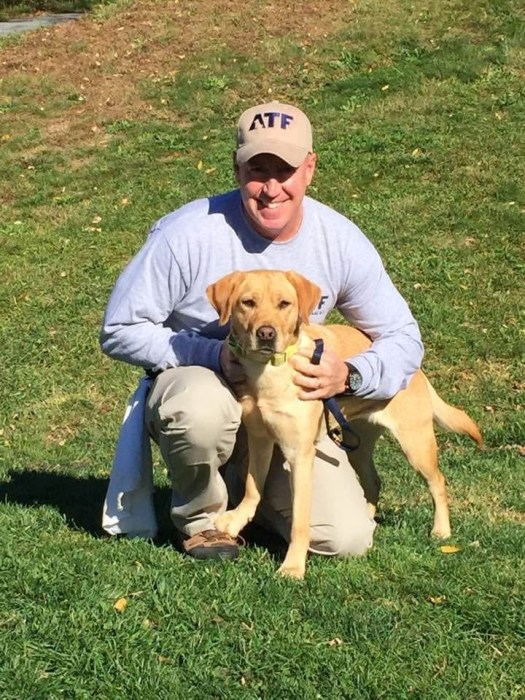 Matt Kerin and K-9 Leah worked together in fire accelerant detection for nine years.