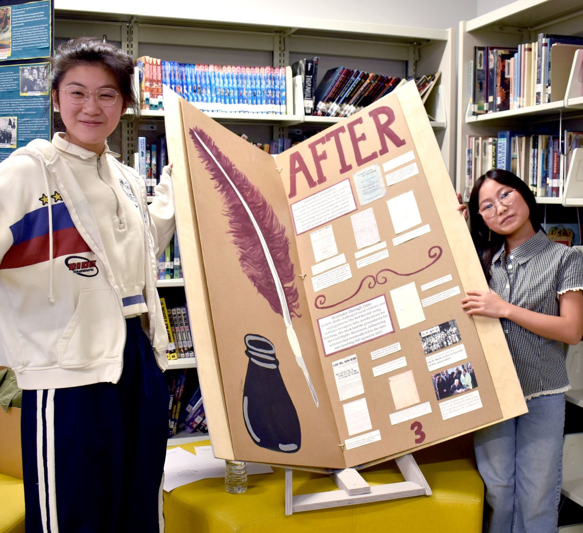 North Shore students presented projects for History Day.