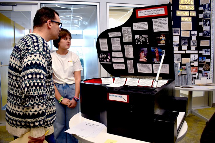 North Shore students spent weeks researching their self-selected United States history topic.