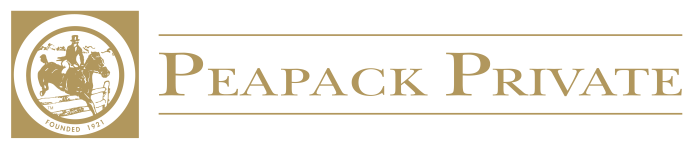 Peapack Private Logo Horizontal Gold RGB