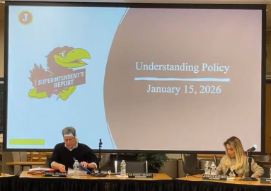 The Jericho Board of Education discussed policy upgrades and the reason for an evacuation during their meeting.