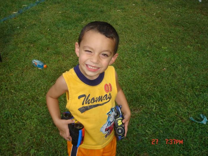 Jamie Greenberg's son Sean, who was diagnosed with type 1 diabetes when he was little.