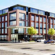 A rendering from the Stella-Cerrone LLC application for the Jericho Turnpike developmenr.