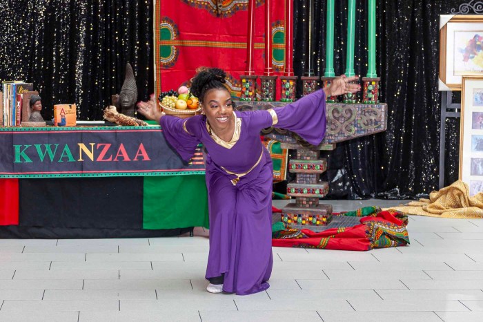 Music and dance were prominent at the celebration.