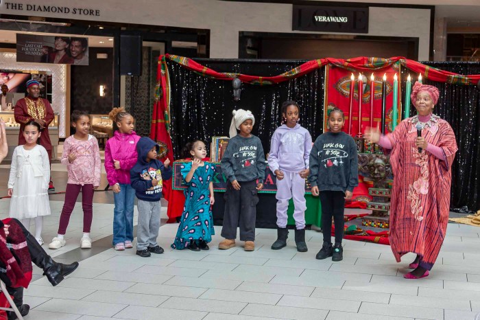 Community leaders came together for the holiday festivities.