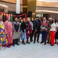 Nassau County elected officials came together to celebrate Kwanzaa at Roosevelt Field Mall.