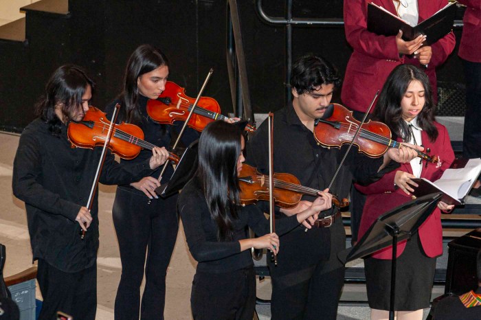 Performances from Glen Cove students were held as part of the commemoration.
