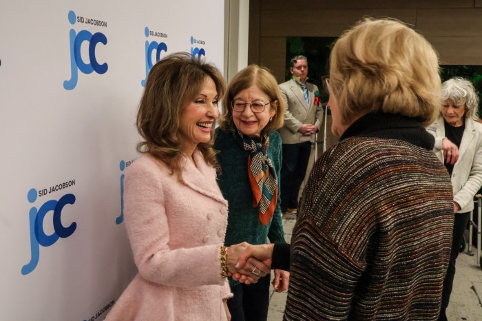 Susan Lucci held a meet and greet with fans. Photo provided by Sid Jacobson JCC