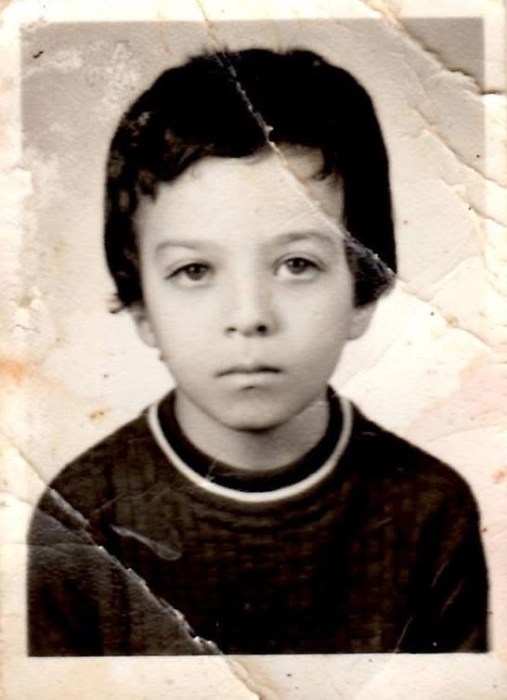 Activist Farshid Bakshi as a child in Iran
