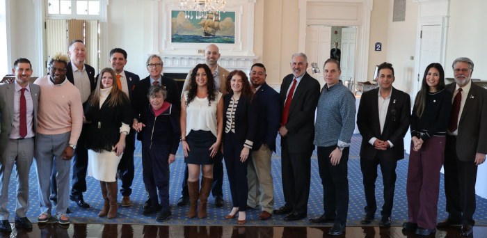 Manhasset Chamber of Commerce Board of Directors at its annual luncheon