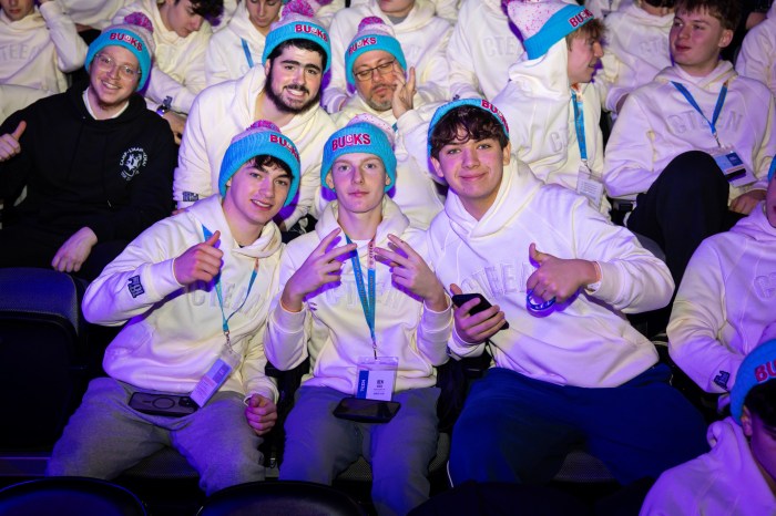 Teens gathered from all around the world.