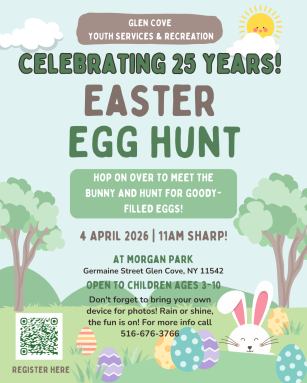 Glen Cove Youth Services & Recreation to celebrates 25 years with annual Easter egg hunt.