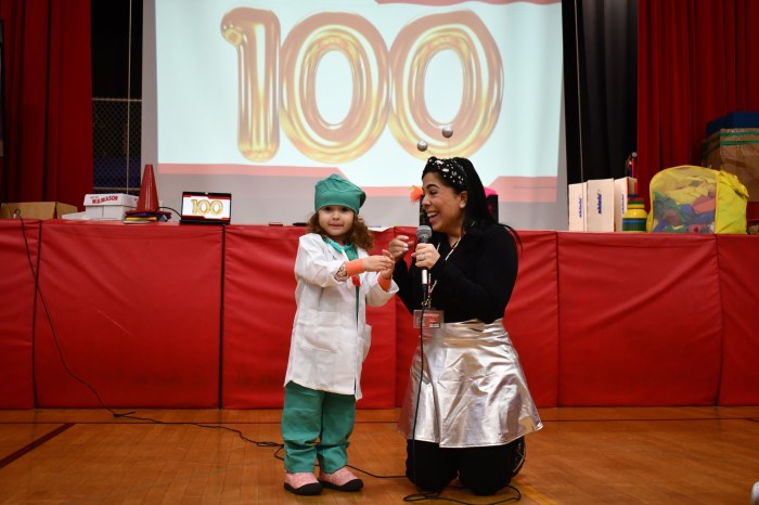 Mineola learners celebrated their 100th day.