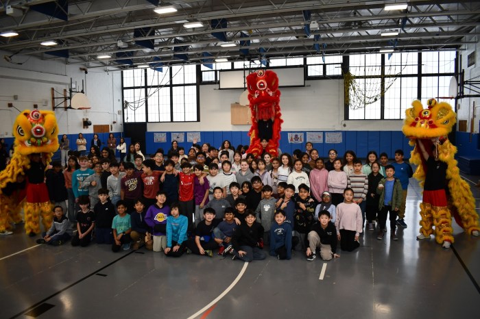 Students were excited to participate in Lunar New Year celebrations.