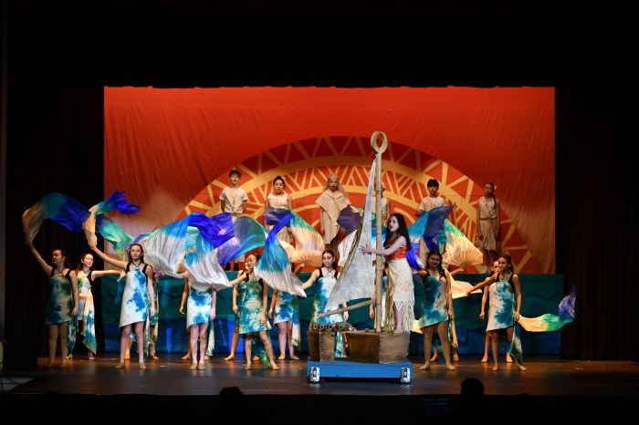 Students took part in the Disney classic show.