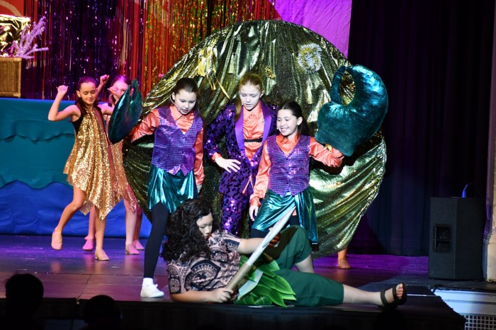 Parents and community members filled the audience for the colorful show.