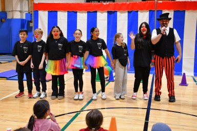Bayville Intermediate School fifth graders clowned around at the Circus Night.