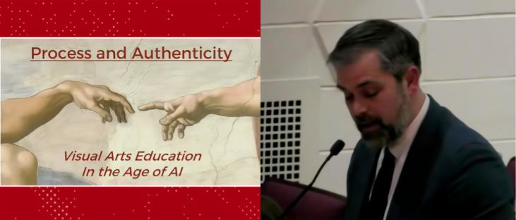 Syosset art educators present on “Process and Authenticity” as a hedge against AI