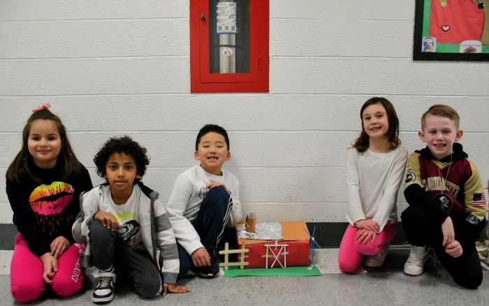 Cherry Lane School second grade students created urban, suburban and rural community designs through project-based learning.