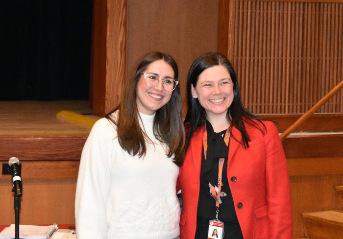 Jennifer Campagnoli-Kearney (L.) was honored for receiving the ASSET Bright Lights Award.