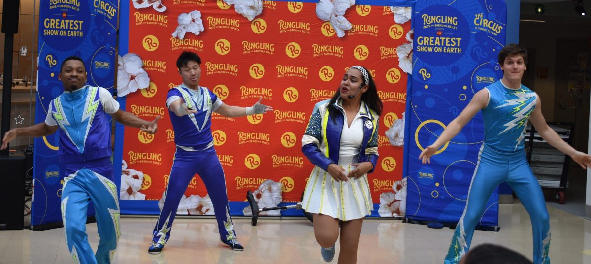 A circus is in town, or at least at the children’s hospital