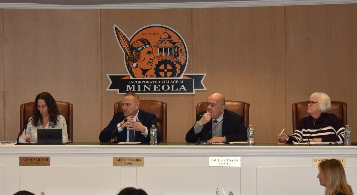 Mineola board members passed resolutions at a recent village trustee meeting.