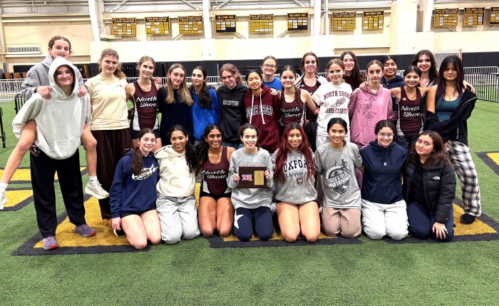 North Shore High School'S Girls Winter Track and Field team won the Nassau County C Championship.