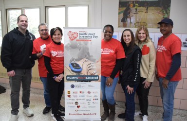 The Seaford School District hosted Heart Screen New York at its middle school.