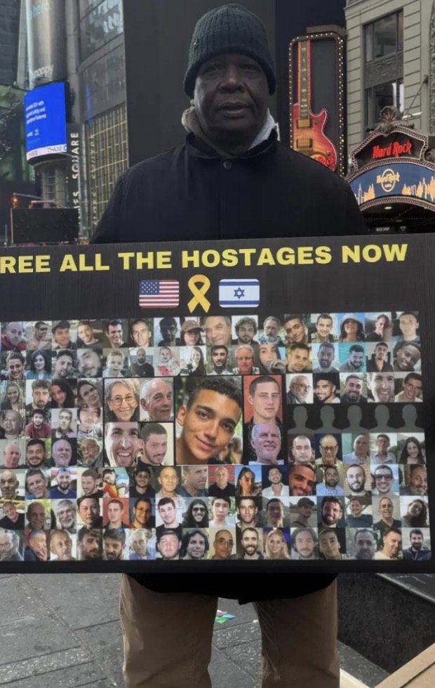 South Sudanese-American activist Simon Deng speaking at Holocaust Memorial & Tolerance Center