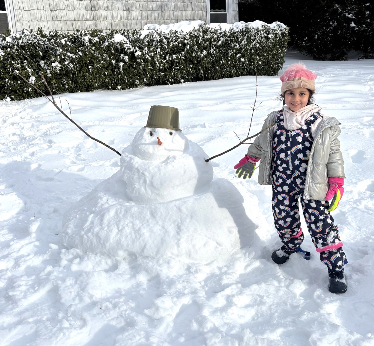 Great Neck Park District Best Overall snowman competition winner