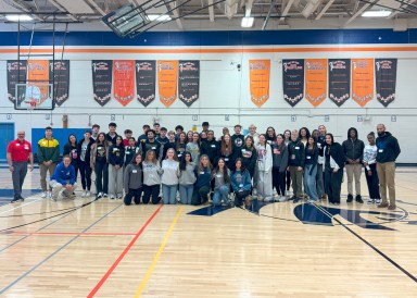 Athletes and coaches representing 12 high schools attended the Nassau County High School Principals’ Association Athletic Leadership Conference at Great Neck North High School on Feb. 6.