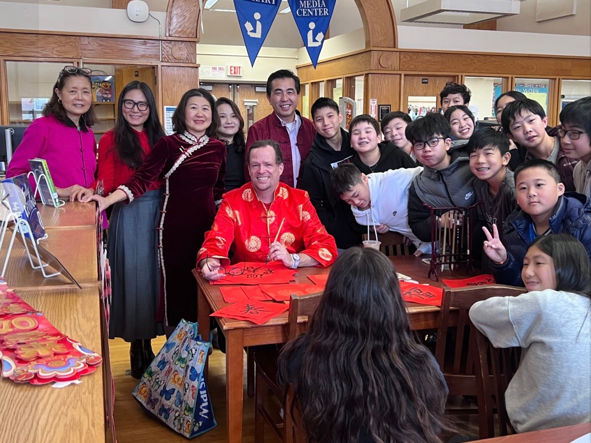 Manhasset students celebrating Lunar New Year