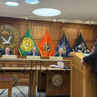 The Oyster Bay Town Board approved over $6.7 million in fire district and fire department contract while Oyster Bay Town Supervisor Joseph Saladino said he was frustrated with the state.