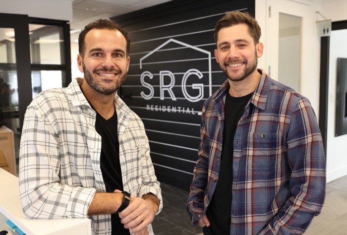 L.-R.: SRG Residential owners and co-founders Jared Sarney and David Cohen (Bob Giglione)