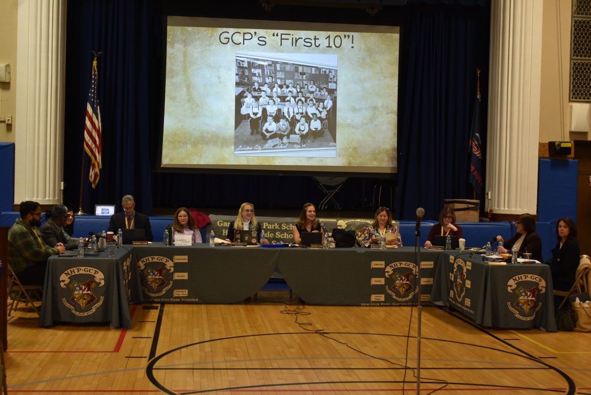 The New Hyde Park-Garden City Park held preliminary budget talks during its recent meeting.