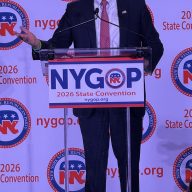 Nassau County Executive Bruce Blakeman accepted the Republican nomination for New York Governor.