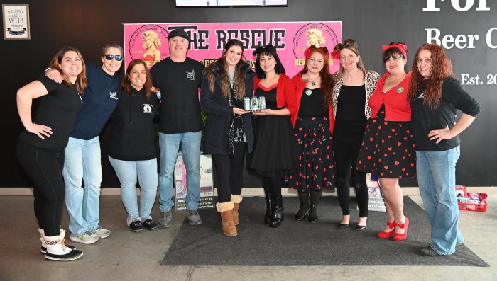 Rescue Vixens hold their February 2026 Brewed to the Rescue fundraising event at Twin Fork Beer Co.