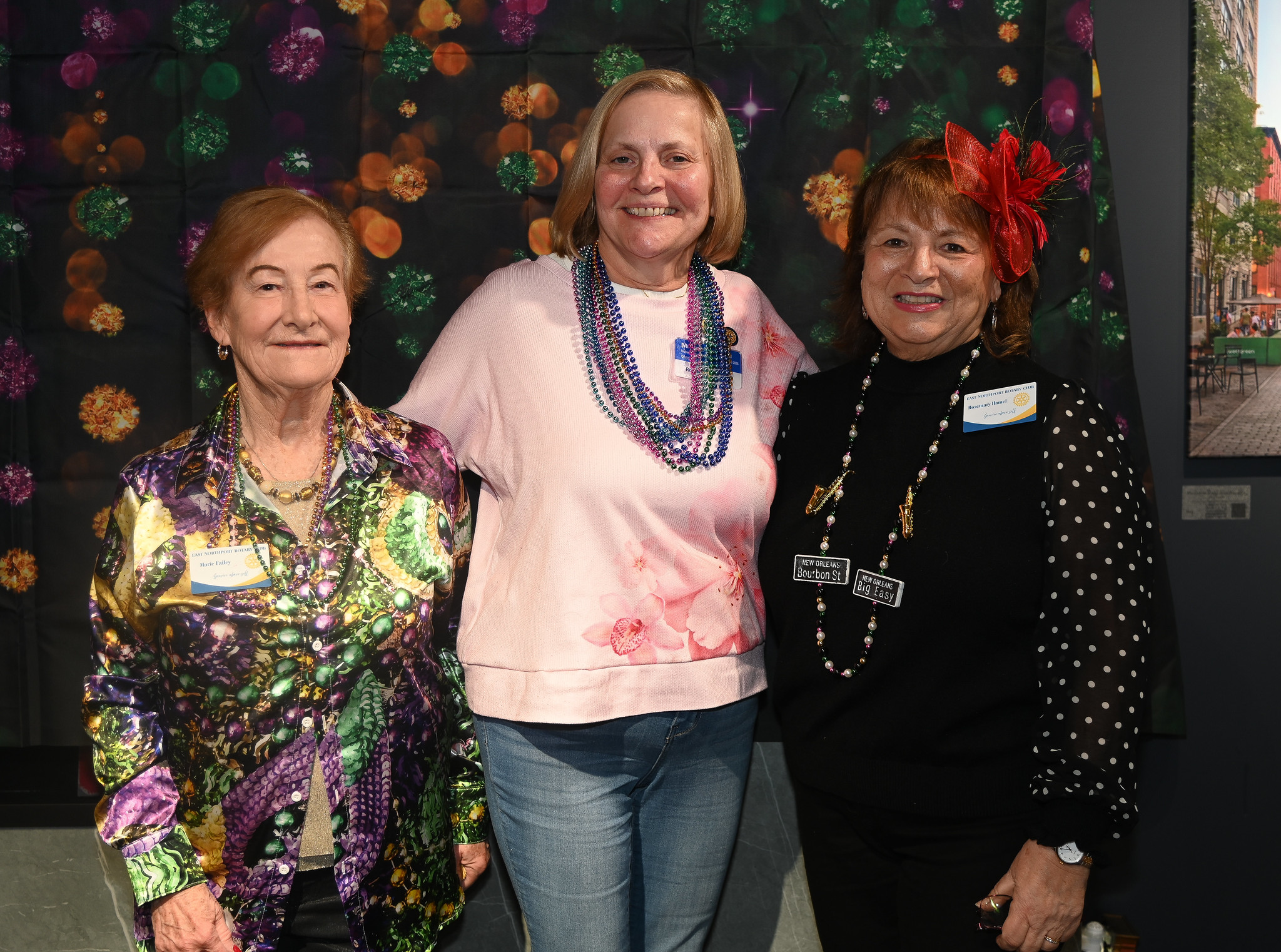 East Northport Rotary Club celebrated Mardi Gras 2026 at Northport Books