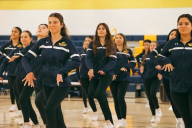 The Jericho Jayettes varsity dance team gave a special performance for Senior Night.