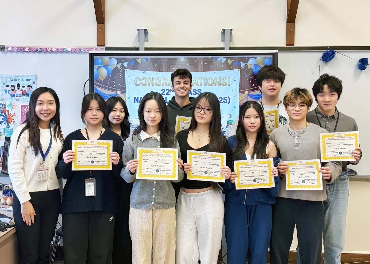 Great Neck North High School earns recognition in  National Chinese Essay Contest