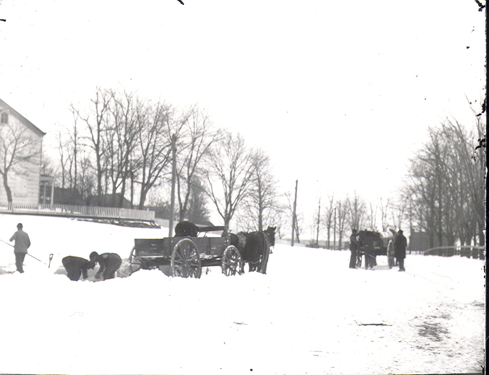 Jericho’s history: Cutting ice on the Spring Pond